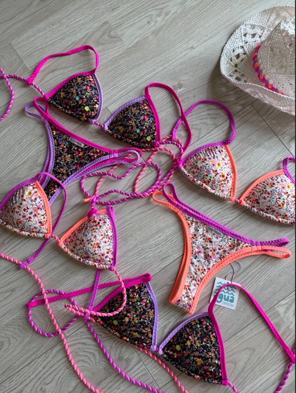 Bikini Flower Onix Black - immagine 4