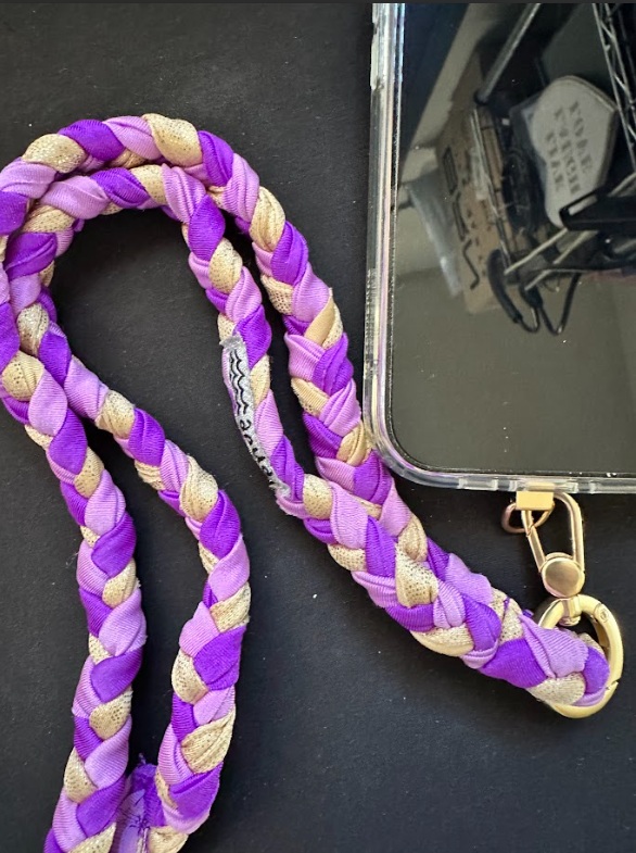 Cordino per Smartphone - TRECCIA 3 colori -PERSONALIZZATO